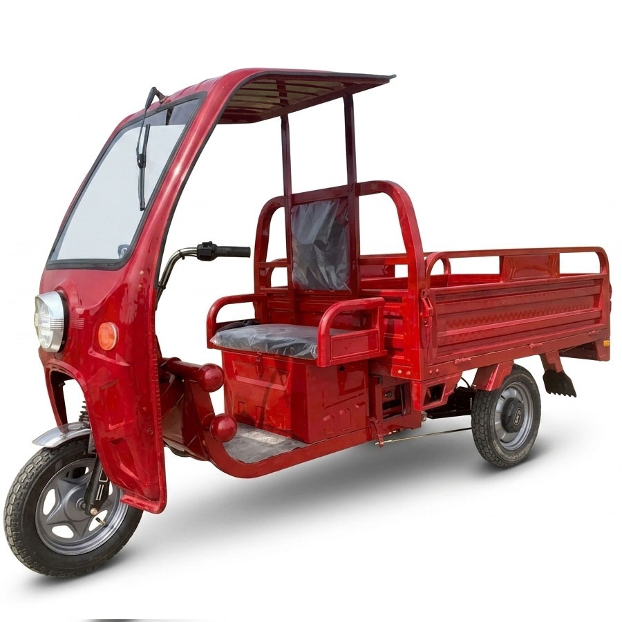 Xe Điện 3 Bánh Chở Hàng Có Mái Che 500KG