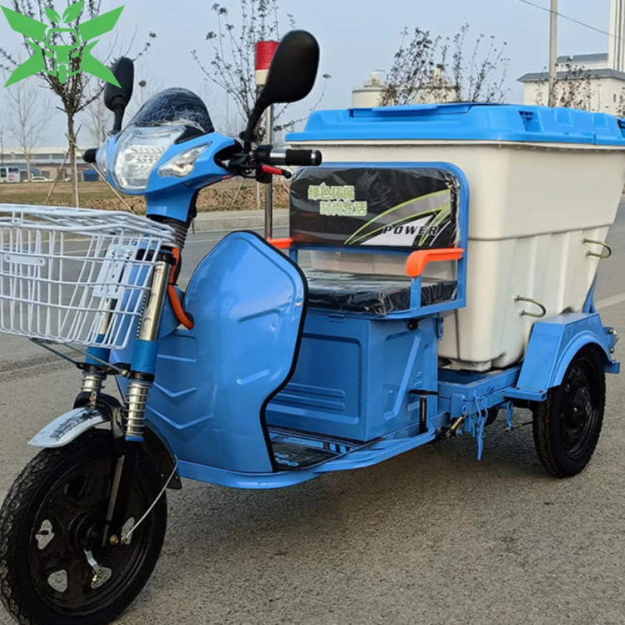 Xe Điện 3 Bánh Chở Rác Đô Thị Động Cơ 800W 9 Xe điện 3 bánh chở rác đô thị thùng hàng rộng 1200 × 800 × 700 mm