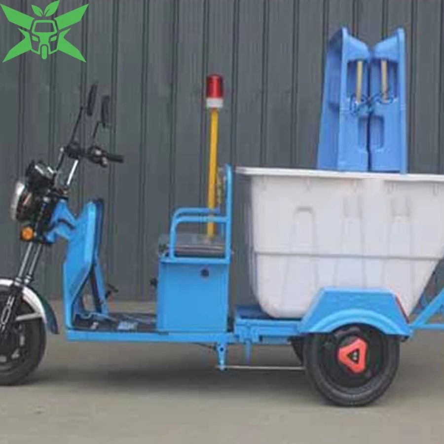 Xe Điện 3 Bánh Chở Rác Thùng Nhựa LLDPE Dung Tích 0.6m³ (600L) 6 Xe Điện 3 Bánh Chở Rác Thùng Nhựa dung tích 0.6m³ (600L)