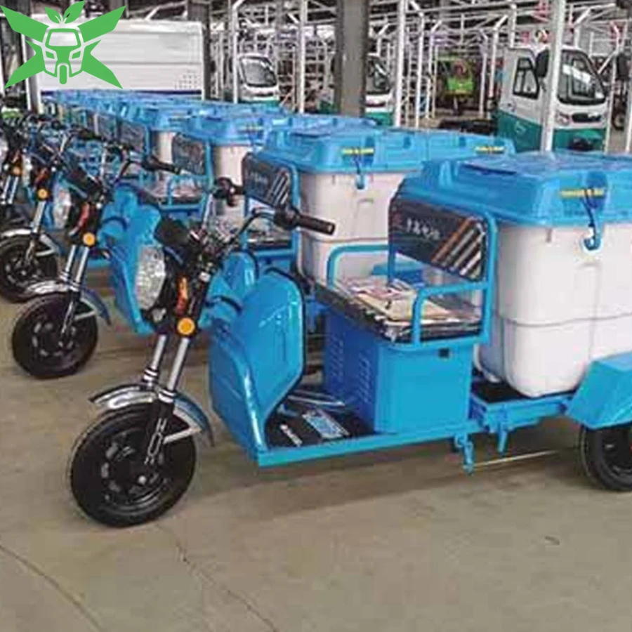 Xe Điện 3 Bánh Chở Rác Thùng Nhựa LLDPE Dung Tích 0.6m³ (600L) 7 Xe Điện 3 Bánh Chở Rác Thùng Nhựa động cơ 48V – 500W