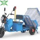 Xe Điện 3 Bánh Chở Rác Thùng Nhựa