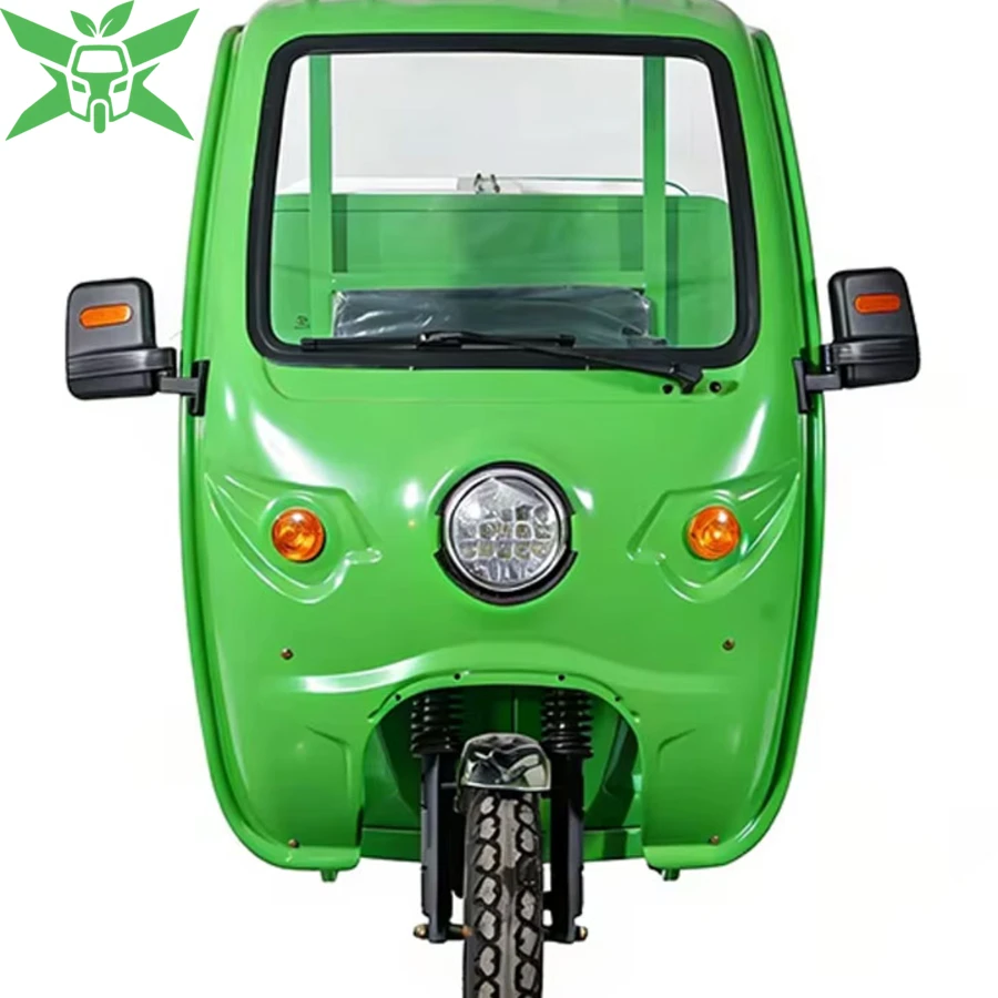 Xe Điện 3 Bánh Thu Gom Rác Nắp Mở 2 Bên Dung Tích 0.6m³ (800L) 8 Xe Điện 3 Bánh Thu Gom Rác